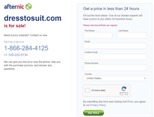 Tablet Screenshot of dresstosuit.com